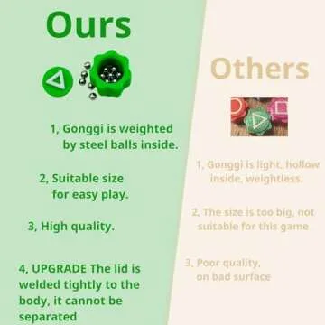 Real Weighted Gonggi Game - Fun for All Ages