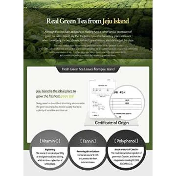 ISNTREE Green Tea Fresh Hydrating Face Toner with Hyaluronic Acid for Sensitive Oily Dry Acne Prone Skin | Deep Moisturizing Facial Moisturizer 6.76 fl. oz. with Cotton Pads | Korean Skin Care