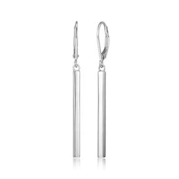 Trendy Amazon Essentials Sterling Silver Earrings