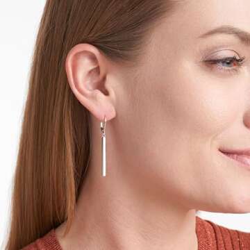 Trendy Amazon Essentials Sterling Silver Earrings