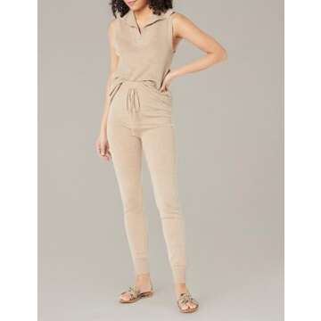 The Drop Women's Yara Ribbed Pull-On Sweater Legging