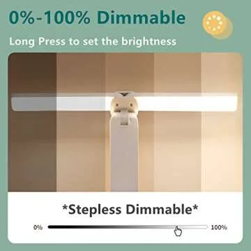 LuxLumin Double Head Desk Lamp for Reading and Studying