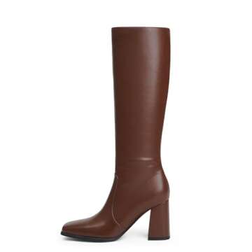 Stylish Modatope Knee High Boots for Women - Chic Comfort and Versatility