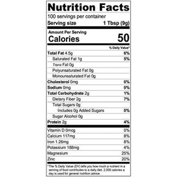 Wunder Basket Organic White Sesame Seeds 2 LB Jar