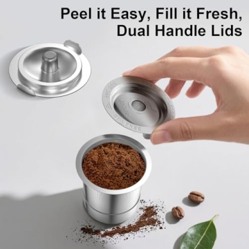 Reusable Stainless Steel K Cups for All Keurig Machines