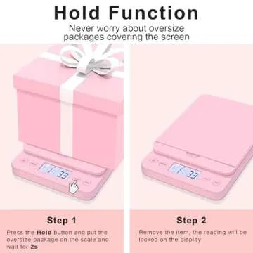 THINKSCALE Shipping Scale, 86lb/0.1oz Digital Postal Scale