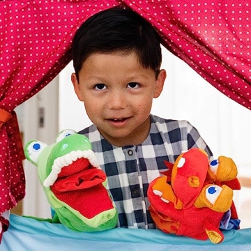 HABA Dragon Puppet - Interactive Toddler Toy for Ages 2-4