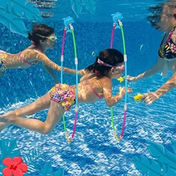 Keeparlus Swim Thru Pool Rings for Kids, Ages 4-12
