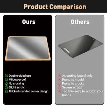 Versatile Double Sided Titanium Cutting Board for Kitchen