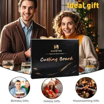 Versatile Double Sided Titanium Cutting Board for Kitchen