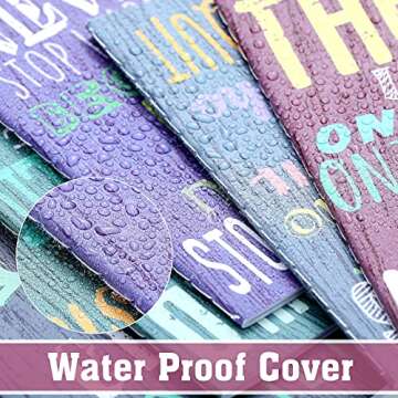 Inspirational Gifts Notepads Mini Motivational Journal Notebook Bulk Small Pocket Notepads for Office Home Church Christian Gift Supplies, 10 Styles(Vivid Style,20 Pieces)