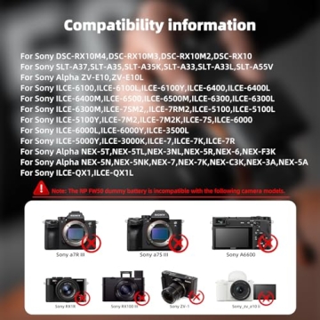 AC-PW20 Adapter for Sony Alpha Cameras - Continuous Power Supply