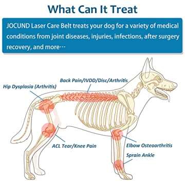JOCUND Cold Laser Therapy for Dogs, Pain Relief Device
