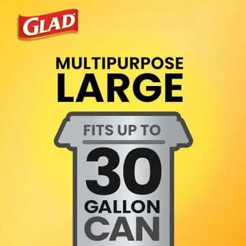 Glad 30 Gallon ForceFlex Trash Bags with Clorox