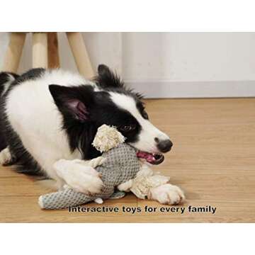 KOL Plush Interactive Elephant Dog Toy for Fun Playtime