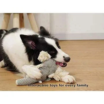KOL Plush Interactive Elephant Dog Toy for Fun Playtime