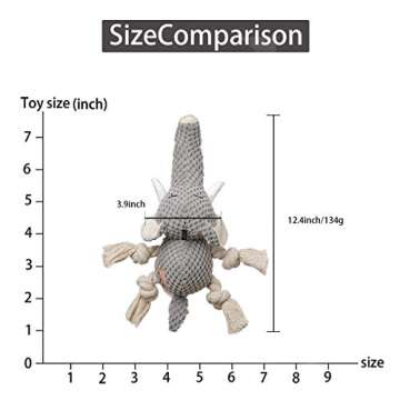 KOL Plush Interactive Elephant Dog Toy for Fun Playtime