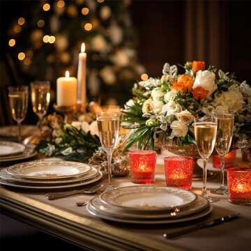 28 Pack Sun Moon Star Embossed Glass Tea Light Candle Holders - Votive Candle Holders for Wedding, Party, Home Decor, and Table Centerpieces (Ruby Red)