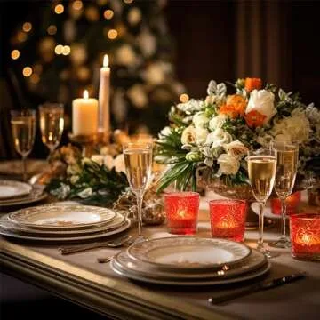 28 Pack Sun Moon Star Embossed Glass Tea Light Candle Holders - Votive Candle Holders for Wedding, Party, Home Decor, and Table Centerpieces (Ruby Red)