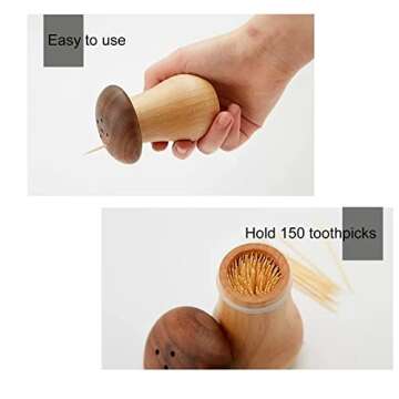 Agirlvct Toothpick Holder for Elegant Dining Spaces