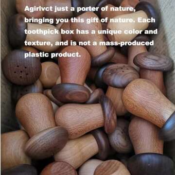 Agirlvct Toothpick Holder for Elegant Dining Spaces