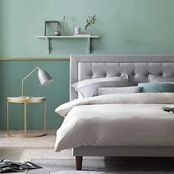 ZINUS Dachelle Upholstered Bed Frame - Timeless Design & Support