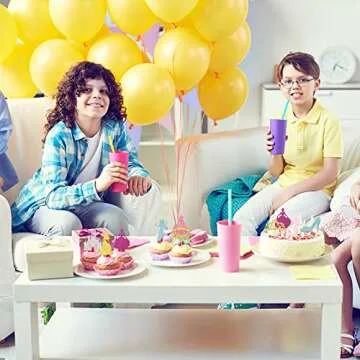 36 PCS Princess Cupcake Toppers Glitter Mermaid Girl Castle Carriage High Heel Crown Cupcake Picks Fairytale Princess Theme Baby Shower Girls Birthday Party Cake Decorations Supplies Colorful