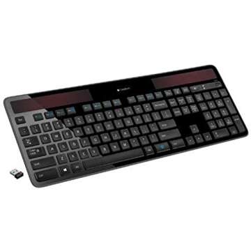 Logitech K750 Wireless Solar Keyboard - Perfect for Windows Users