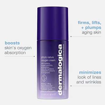 Dermalogica Phyto Nature Oxygen Cream, Daily Liquid Moisturizer for Face - Firms, Lifts and Revitalizes with Hydrating Oxygen-Optimizing Phytoactives, 1.7 fl oz