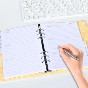 2024 Weekly & Monthly Planner Refill for A5 Binders