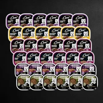 CESAR Adult Wet Dog Food with Real Meat Variety Pack 36 Trays