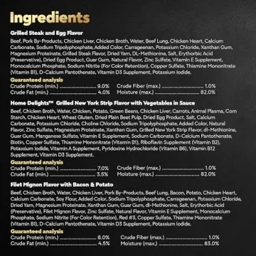 CESAR Adult Wet Dog Food with Real Meat Variety Pack 36 Trays