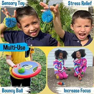 Stringy Balls & Sensory Toys for Kids - 8 Pack Fun