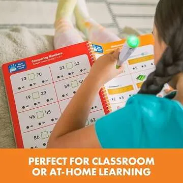 Educational Insights Hot Dots Let's Learn 1st Grade Math, Math Activity Workbook, Ages 6-7