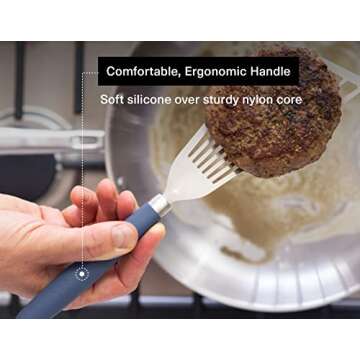 Misen Fish Spatula - Durable, Heat Resistant & Elegant