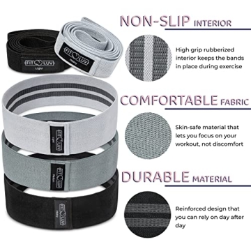 FITLUV Fabric Booty Bands for Effective Home Workouts