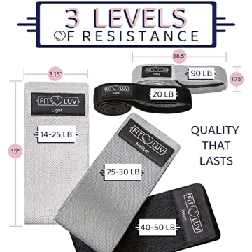 FITLUV Fabric Booty Bands for Effective Home Workouts