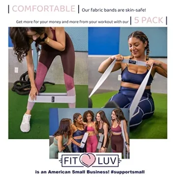 FITLUV Fabric Booty Bands for Effective Home Workouts