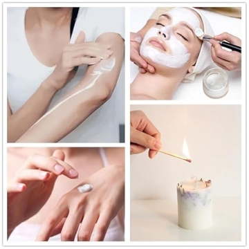 Miayon 6Pcs Refillable Glass Cosmetic Container Set