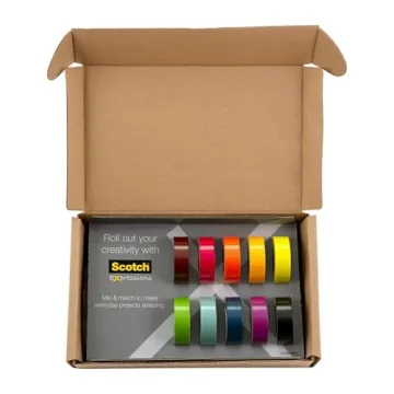 Versatile Scotch Washi Tape Set for Crafting and Journaling