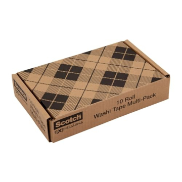 Versatile Scotch Washi Tape Set for Crafting and Journaling