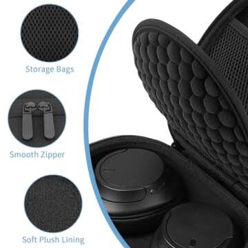 Yinke Protective Case for Sony WH-CH720N Headphones