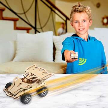 EDUJOY Kids Toys for 6 7 8 9 10 Year Old Boys Gifts,STEM Projects Science Kits Crafts for Kids Ages 8-12,DIY Model Cars Kit Educational Building Toys for 6 8 10 Year Old Boys Toys Age 6-8-10-12, Teen