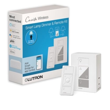 Lutron Caseta Smart Lighting Kit with Alexa & Homekit Control