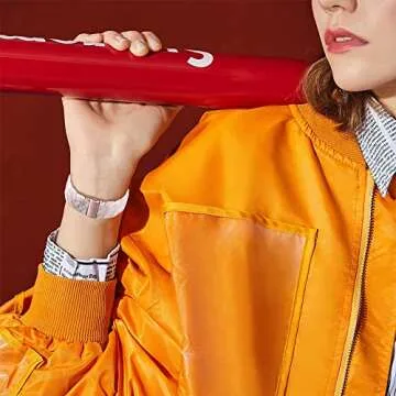 OCEBEEC Resin Bands Compatible with Apple Watch 38mm 40mm 41mm 42mm 44mm 45mm, Light Resin Strap Bracelet Replacement for iWatch SE Series 7/6/5/4/3/2/1 Women Men (Pink Flower, 38mm/40mm/41mm)