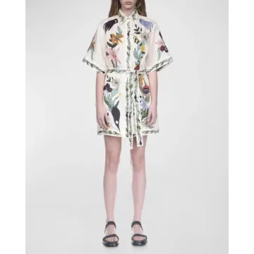 Women’s Floral Mini Dress - Y2K Style A-Line Sundress