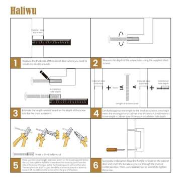 Haliwu 2 Pack/Brushed Gold Cabinet Pulls, Semicircle Cabinet Pulls, Half Moon Cabinet Handles and Pulls, Gold Pulls for Closet and Cupboard 3 inch (76mm) Hole Center