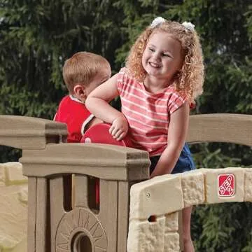 Step2 Woodland Climber II for Toddlers, Easy Assembly Outdoor Playset