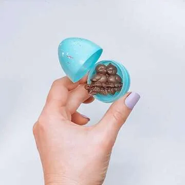 Vegan, Gluten Free, Milkless Surprise Eggs | Allergy Friendly | Easter Chocolate Candy | Nut, Peanut, Egg, Dairy Free | No Whey Foods