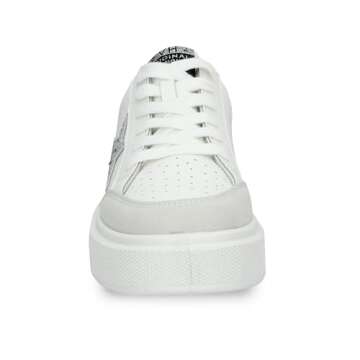 VINTAGE HAVANA Women’s Noy Platform Sneakers White Green 8